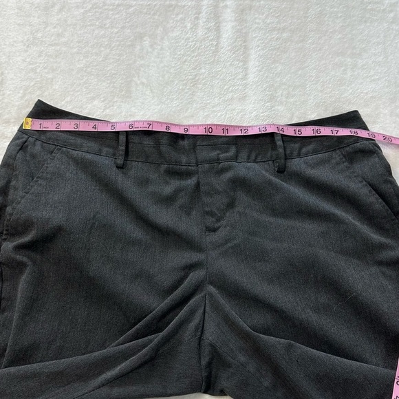 Coldwater Creek Curvy Fit Charcoal Gray Dress Straight-Leg Office Pant - Picture 3 of 13